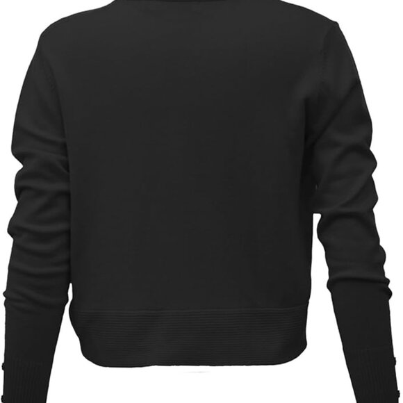 GUC MUXXN Black Bolaro Shrug Cardigan - Picture 3 of 9